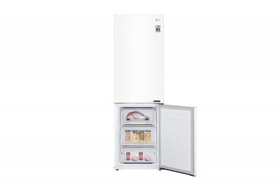 24" LG 12 cu. ft. Counter Depth Bottom Freezer Refrigerator with Door Cooling  - LBNC12231W