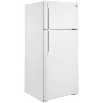 28" 17.5 Cu. Ft. GE Top-freezer No-frost Refrigerator - GTE18DTNRWW