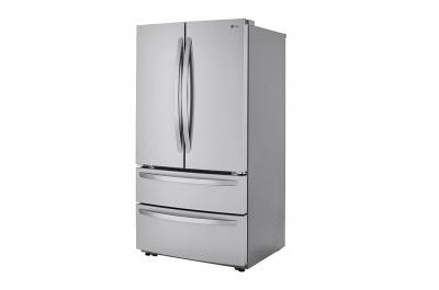 36" LG  4-Door French Door Refrigerator With Internal Water Dispenser - LMWS27626S