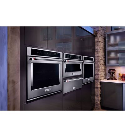 30" KitchenAid 5.0 Cu. Ft. Single Wall Oven With Even-Heat True Convection - KOSE500ESS