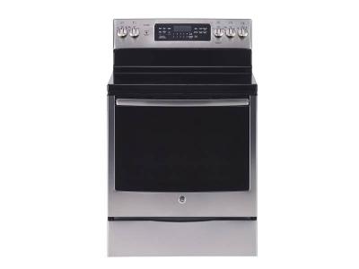 30" GE Profile Electric Free Standing True Convection Range With Storage Drawer - PCB905SPSS