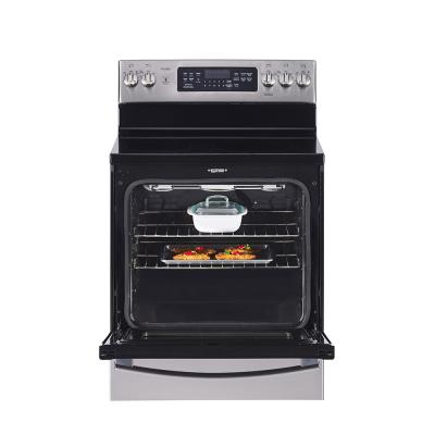 30" GE Profile Electric Free Standing True Convection Range With Storage Drawer - PCB905SPSS