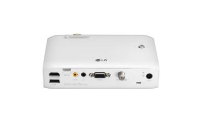 LG Minibeam LED Projector With Built-In Battery, Bluetooth Sound Out And Screen Share - PH550
