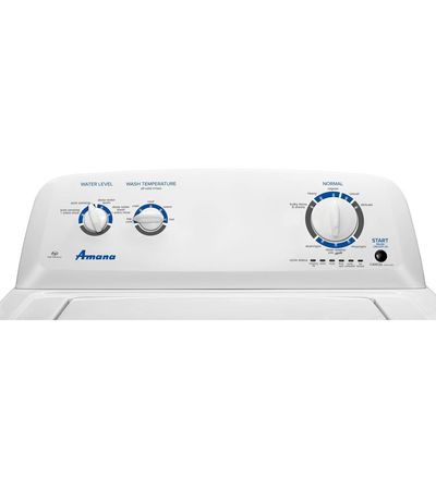 28"  Amana 4.0 Cu. Ft. Top-Load Washer With Dual Action Agitator - NTW4516FW