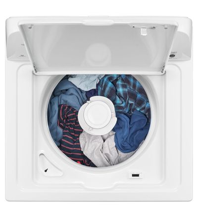 28"  Amana 4.0 Cu. Ft. Top-Load Washer With Dual Action Agitator - NTW4516FW