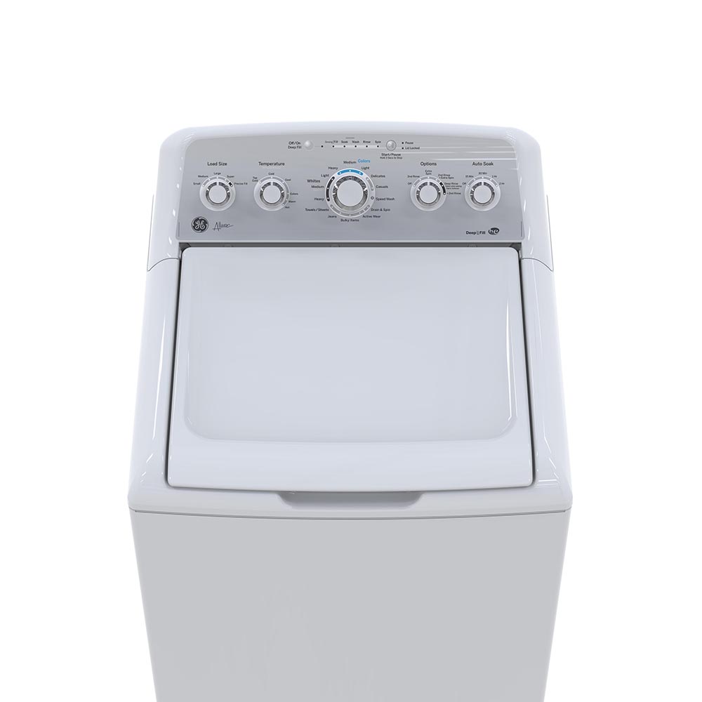 GE GTW465BMMWS 27" 4.9 Cu. Ft. Top Loading Washer With Stainless Ste