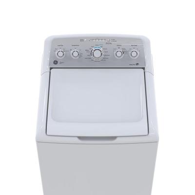 27" GE 4.9 Cu. Ft. Top Loading Washer With Stainless Steel Basket - GTW465BMMWS