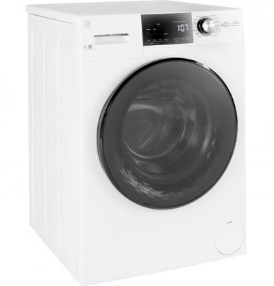 24" GE Energy Star 2.8 Cu. Ft. Capacity Stainless Steel Drum Frontload Washer - GFW148SSMWW