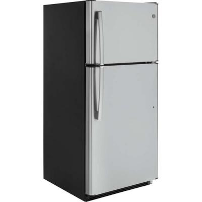 GE 18.2 Cu. Ft. Top-Freezer Refrigerator in Stainless Steel - GTS18FSLKSS