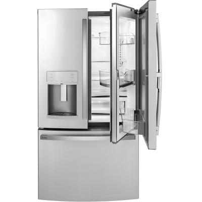 36" GE Profile 22.1 Cu. Ft. Counter-Depth French-Door Refrigerator - PYD22KYNFS