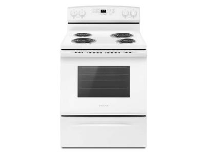 30" Amana Electric Range With Self-Clean Option - YACR4503SFW