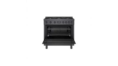 36" Bosch 800 Series Dual Fuel Freestanding Range With 6 Burners In Black Stainless Steel - HDS8645C