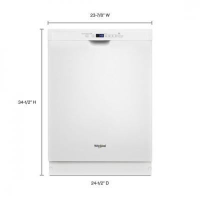 24" Whirlpool Dishwasher With Third Level Rack - WDF590SAJW