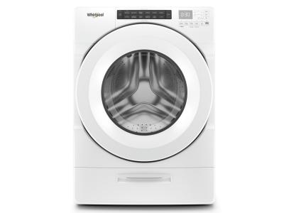 27" Whirlpool 5.2 Cu. Ft. I.E.C. Closet Depth Front Load Washer - WFW5620HW