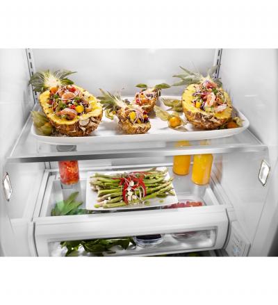 48" KitchenAid 30.0 Cu. Ft. Built-In Side by Side Refrigerator With PrintShield Finish - KBSN608EBS