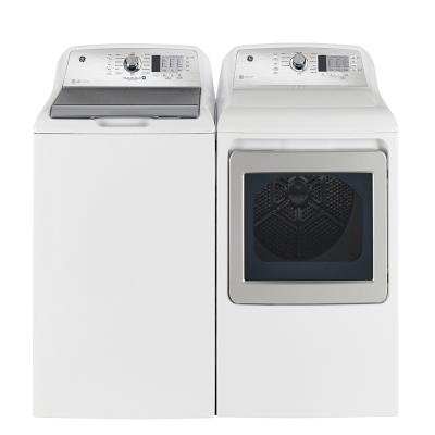 27" GE 5.2 Cu. Ft. Capacity  Top Load Washer with SaniFresh Cycle in White  - GTW685BMRWS