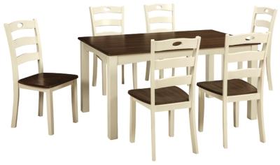 Ashley Woodanville Dining Table and Chairs (Set of 7) D335-425