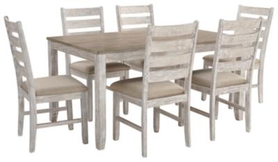 Ashley Skempton Dining Table and Chairs (Set of 7) D394-425