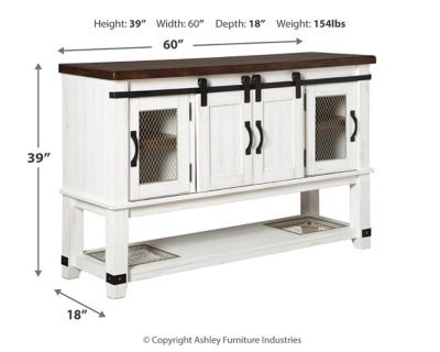 Ashley Valebeck Dining Server D546-60