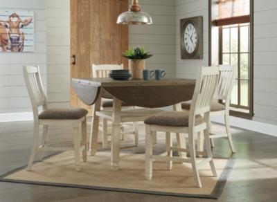 Ashley Bolanburg Counter Height Dining Drop Leaf Table D647-13