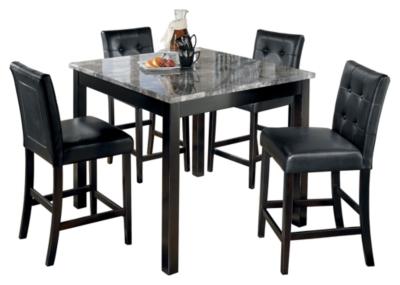 Ashley Maysville Counter Height Dining Table and Bar Stools (Set of 5) D154-223