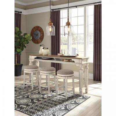 Ashley Realyn D743 4 Piece Counter Height Dining Room 
