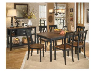 Ashley Owingsville 8 Piece Dining Set - D580/25/02(6)/59