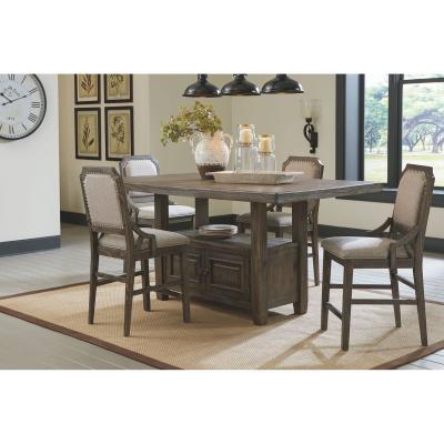 Ashley Wyndahl D813 5 Piece Dining Set In Rustic Brown - AFHS-1481748K