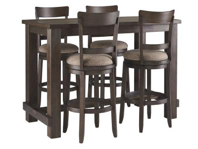 Ashley Drewing D538 5 Piece Dining Set In Brown - AFHS-1467742K