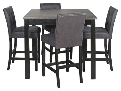 Ashley Garvine D161 5 Piece Square Counter Table Dining Set - AFHS-D161-223