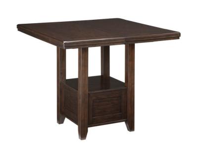 Ashley Haddigan 6 Piece Counter Dining Set With Server In Dark Brown - D596-42-124(4)-60