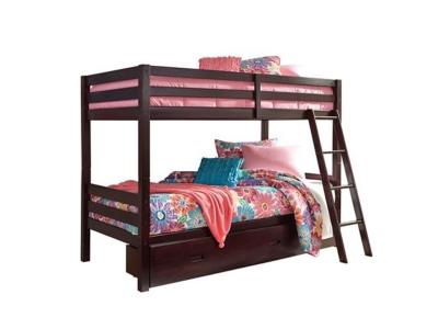 Ashley Halanton Twin over Twin Bunk Bed with 1 Large Storage Drawer B328YB2