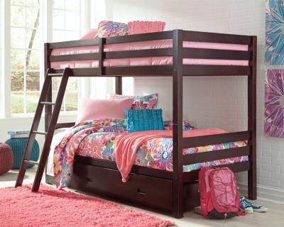 Ashley Halanton Twin over Twin Bunk Bed with 1 Large Storage Drawer B328YB2