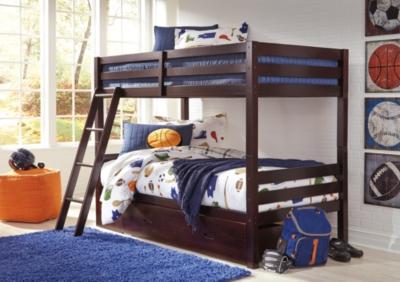 Ashley Halanton Twin over Twin Bunk Bed with 1 Large Storage Drawer B328YB2