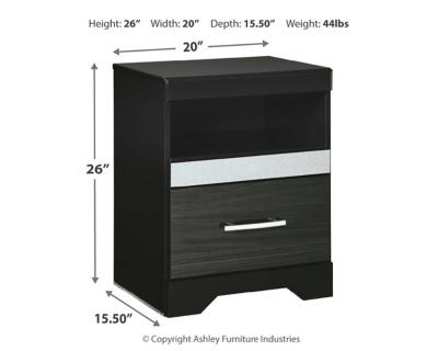 Ashley Starberry Nightstand B304-91