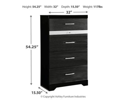 Ashley Starberry Chest of Drawers B304-46