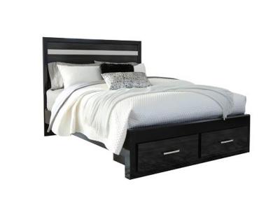 Ashley Starberry Queen Panel Bed with 2 Storage Drawers B304B4