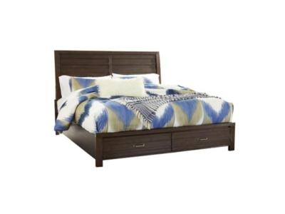 Ashley Darbry Queen Panel Bed with 2 Storage Drawers B574B4