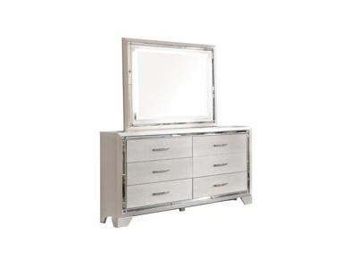 Ashley Lonnix Dresser and Mirror B410B1