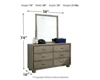 Ashley Arnett Dresser and Mirror B552B1