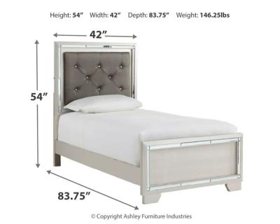 Ashley Lonnix Twin Panel Bed B410B2