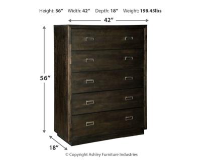 Ashley Hyndell Chest of Drawers B731-46