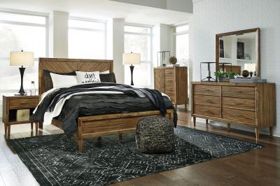 Ashley Broshtan 7 Piece Queen Panel Bedroom Set 