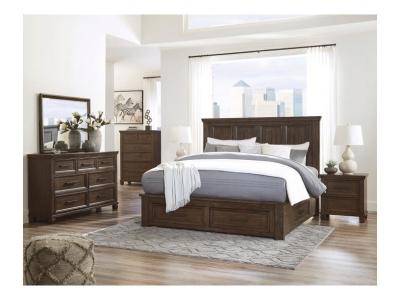 Ashley Johurst Queen Bedroom Set In Greyish Brown - B762-Q