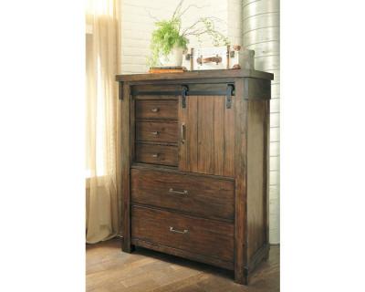 Ashley Lakeleigh King Bedroom Set In Brown - B718-K