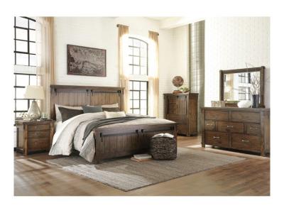 Ashley Lakeleigh King Bedroom Set In Brown - B718-K