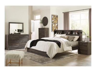 Ashley Vay Bay King Bedroom Set In Charcoal - B7011-K