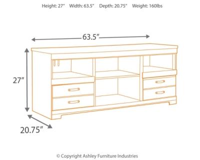 Ashley Trinell 63" TV Stand W446-68