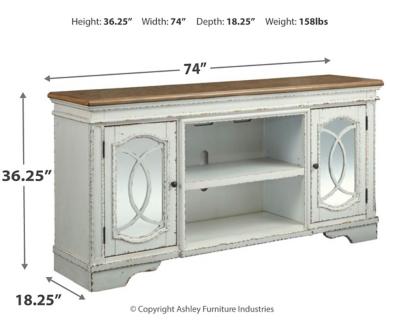 Ashley Realyn 74" TV Stand W743-68