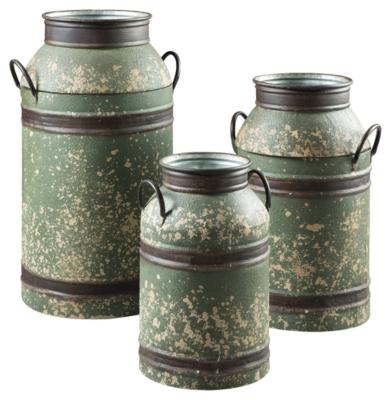 Ashley Elke Milk Can (Set of 3) A2000366